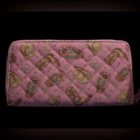 Handbags - Simply Southern Collections: Pink Quilted Women's Wallet